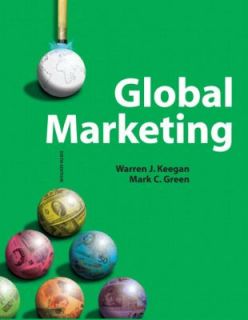 Global Marketing by Mark Green and Warren J. Keegan 2010, Paperback 