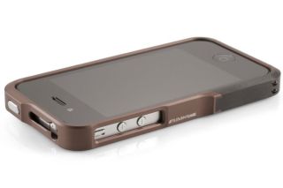   Vapor Pro iPhone 4/4S Aluminum Case   MOCHA with Two Backplates