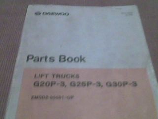 Daewoo Lift Trucks Parts Book #SB1012E00