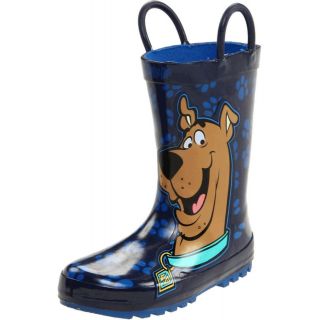 Western Chief Kids Blue Scooby Doo Paws Rain Boots Boys size 9 NEW 