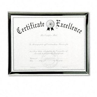 Dax N17002N Value U Channel Document Frame with Certificates 8 1/2 x 