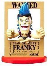   Pirates Wanted Poster Frame Figure Familymart Limited Cyborg Franky