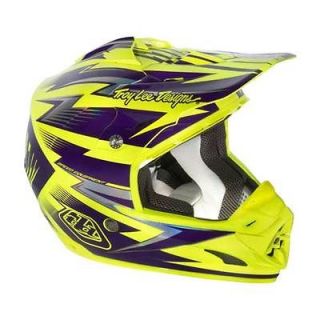 Troy Lee Designs TLD SE3 Cyclops Helmet Yellow Large 2013 w/Custom 