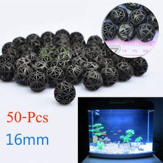 50pcs Aquarium 16MM honeycomb Bio Balls Filter Media cellular desige