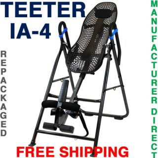 Teeter Hang Ups IA 4 Inversion Table   REPACKAGED   MFR. DIRECT  EP 