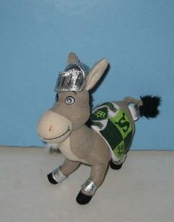 Shrek The Third Donkey Knight Stuffed Plush Cartoon Pal