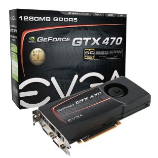 EVGA nVidia GeForce GTX 470 1280 MB DDR5 Superclocked