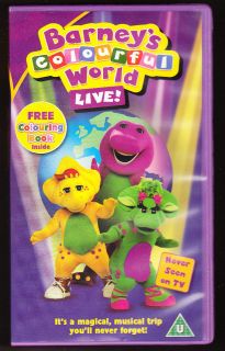 barney colorful world live in DVDs & Movies