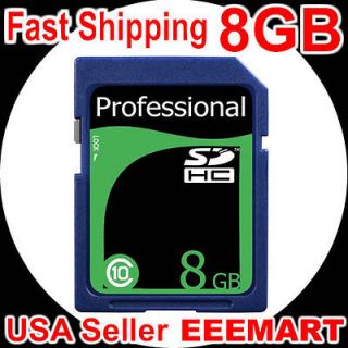 New Professional 8GB Extreme SDHC SD High Speed Class 10 Flash Memory 