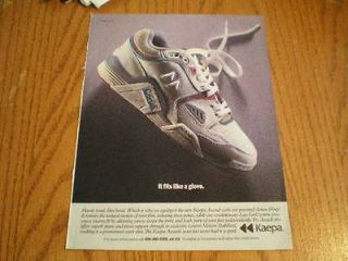 1992 Kaepa Tennis Shoes Ad Hands Bend, Feet Bend, It Fits Like a Glove