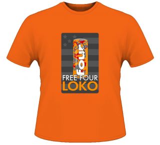 Free Four Loko Energy Drink Banned T Shirt