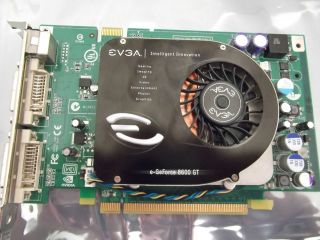 EVGA e GeForce 8600 GT 256MB PCI E Graphics Card