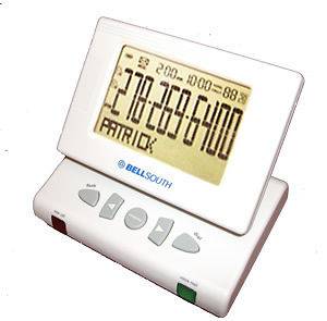Bell South CI 36 Jumbo Caller ID Alarm clock Large LCD display Privacy 