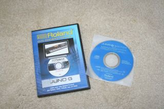 Roland Juno G DVD Owners Manual and Editor Software