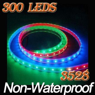 Pretty RGB 3528 5M 300 Leds SMD Flexible Strip Strings Lights 60Leds/M 
