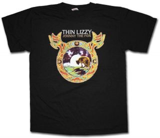   LIZZY T SHIRT   JOHNNY THE FOX 100% OFFICIAL PHIL LYNOTT GARY MOORE