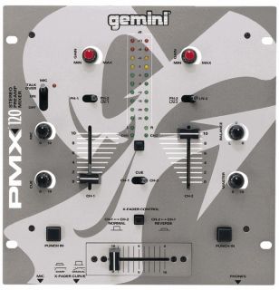 Gemini PMX 120 2 Channel DJ Mixer