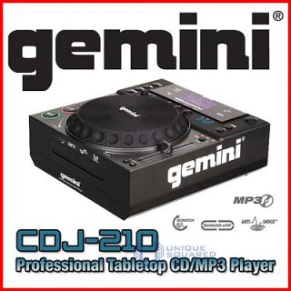 Gemini CDJ 210 CDJ210 DJ Scratch  CD Tabletop Player