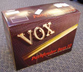 New VOX Pathfinder PB10 BASS Guitar COMBO Practice AMP 10w 2x5 Bedroom 