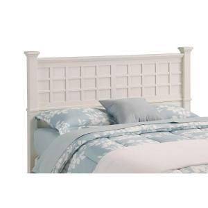 Home Styles Arts and Crafts White Queen/Full Headboard, 5182 501