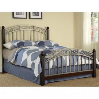 NEW Home Styles Bordeaux King Size Metal and Wood Poster Bed