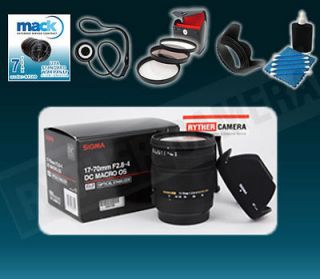 SIGMA 17 70mm f/ 2.8 4 DC MACRO OS HSM Lens Kit for Nikon D3000 D3100 