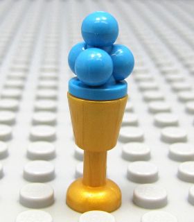 NEW Lego BLUE MOON ICE CREAM w/Gold Cup   Sundae Food