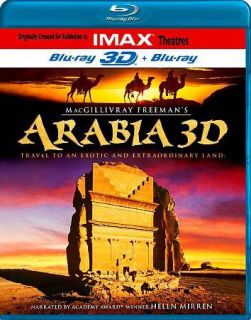 IMAX ARABIA 3D BLU RAY NEW SEALED ALSO INCLUDES STANDARD BLU RAY 