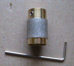   STAINED GLASS GRINDER BIT HEAD 4 INLAND OR GLASTAR TOP QUALITY BRASS
