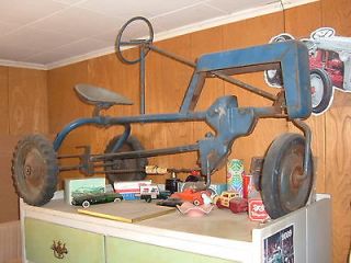 Inland Tractall pedal tractor from late 40s early 50s Rare item.