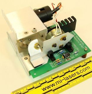 LASER SHUTTER / MONITOR ASSEMBLY with LEDEX ROTARY SOLENOID aparture 