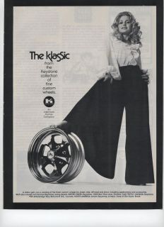 1973 Keystone Custom Wheels The Klassic Sexy Girl Ad