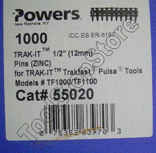 5000 Powers Trak it C3 1/2 Steel Pin 55020 Trakfast TF1100 FPP012 7 