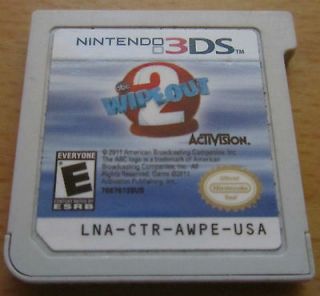 Wipeout 2 (Nintendo 3DS, 2011) Cart Only   Tested.