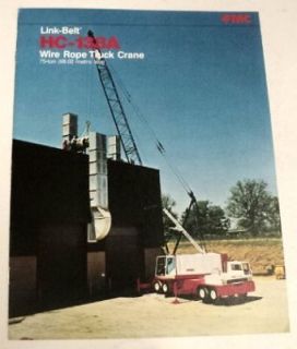 Link Belt 1977 HC 138 A Truck Crane Sales Brochure