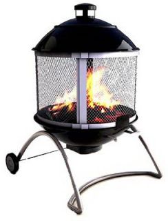 Four Seasons Courtyard 28 Inch 360 Degree Outdoor Portable Fireplace