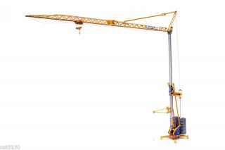Potain Yellow IGO Tower Crane Diecast Model 1/50 Collectible Machinery 