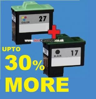 Lexmark 17 & 27 INK CARTRIDGES X1150 X1180 X1290 Z640