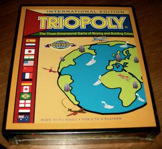 TRIOPOLY The 3 D Game of Buying & Building Cities International Ed 