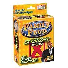 NEW Family Feud Strikeout Card Game