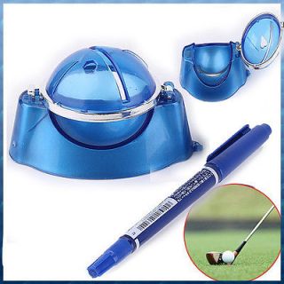 Golf Ball Linear Maker Template Draw Marks Angle W/Pen K0107 3