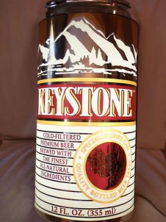 1991 KEYSTONE Oversized Big 12 Oz BEER CAN Electric Bar Sign 