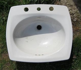 Kohler Off White Porcelain Enamel Bathroom Outdoor Sink Insert Only 