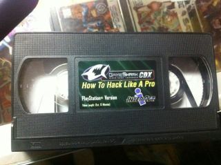 Gameshark video VHS for Playstation 3.1 rare