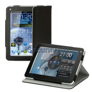 Black Leather Cover Stand Case for PiPo M1 9.7 Android Dual Core MID 
