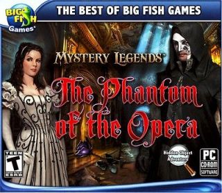 MYSTERY LEGENDS THE PHANTOM OF THE OPERA PC GAME XP VISTA WIN 7 BIG 