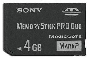 NEW 4G 4GB MS Memory Stick Pro Duo Card for PSP Camera One Year 