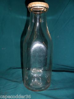 Vintage Milk Bottle with Paper Sanitary Cap ~~~~ Bancroft IOWA ~~~~