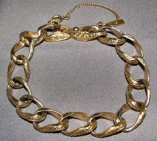 vintage monet jewelry, charm bracelet