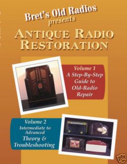 Antique Radio Restoration Vols 1 & 2; New Combo Pack